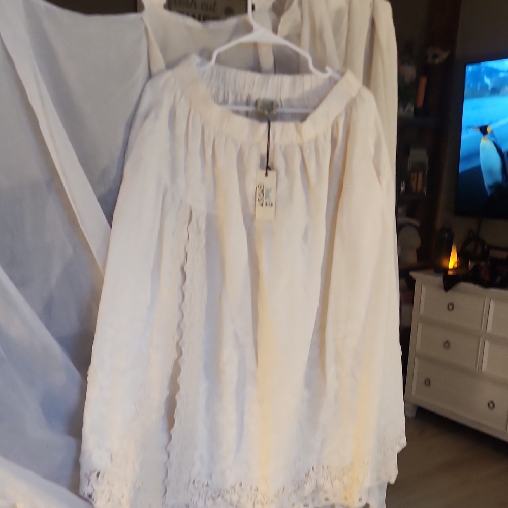 Chic White Women's Skirt Jaded Gypsy Boho Never Worn Nwt